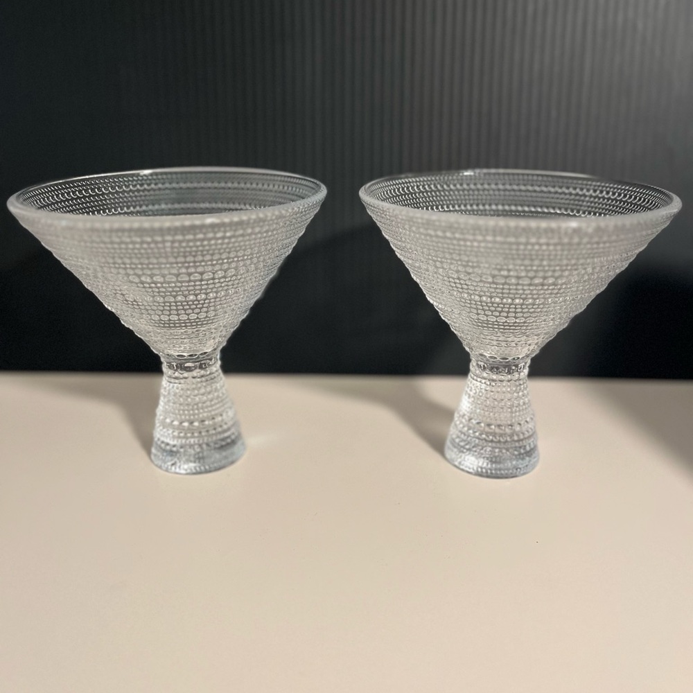 Jupiter Martini glasses
